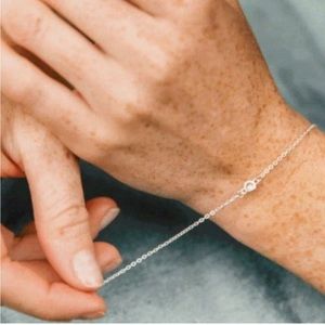 Ettika solo stone bracelet silver plated